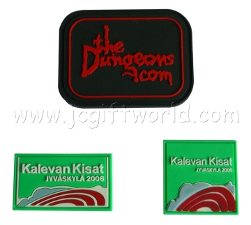 Custom Silicone Bag Patches Garment/Clothing PVC Label