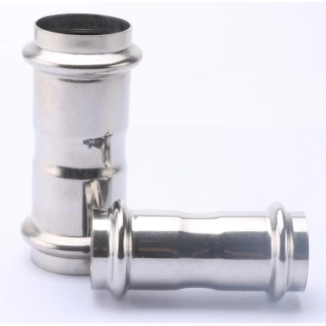 Stainless Steel V Profile Press Fittings Equal Tee Press Pipe Fitting V Profile Steel Elbow Press Fitting Manufacturer In China