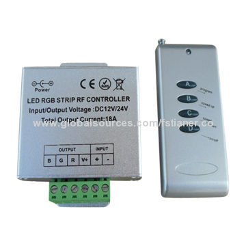 4# RF RGB controller, more than 50 meters RF remote control distance