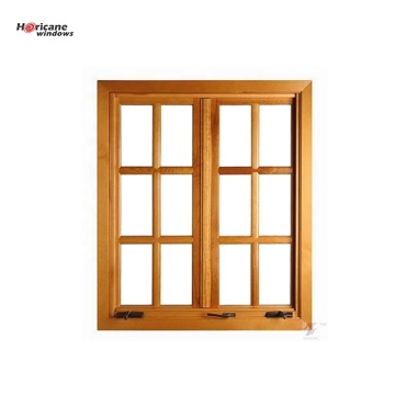 Customized NFRC AS2047 Standard Windows with Chinese Aluminium Profiles and Wood Composite