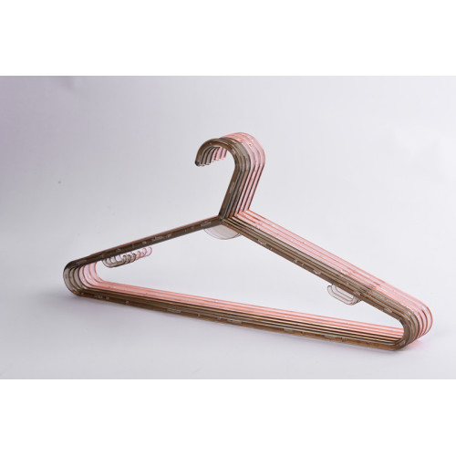 Crystal Transparent Plastic Garment Hanger