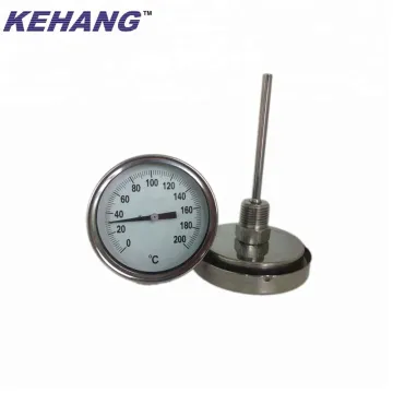 Industrial Boiler Bimetallic Thermometer for Temperature Control and Measurement