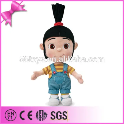 custom despicable me minion toy agnes plush toys for kid