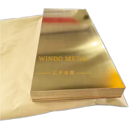 Thick Brushed Brass Sheets