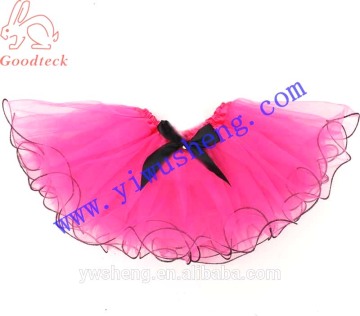 hot pink ballte tutu skirts with bow for baby children little girl tulle skirt