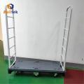 Logistiek vouwen U Boat Hand Push Trolley