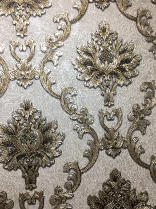 damask pvc Wallpaper for Home Wall Paper Decoration
