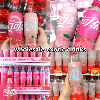 Hot Selling 500ml Peach Flavored Cola & Various Fruit Soft Drinks