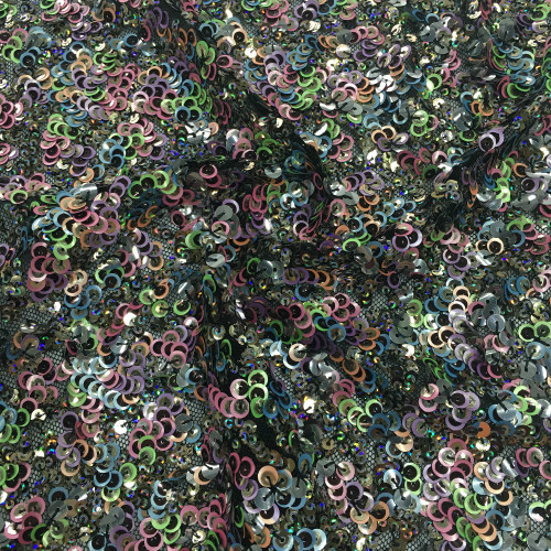 2019 Winter Stage Sequins Embroidery Fabric