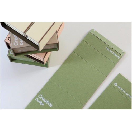 two folding gift cosmetics storage pe film box