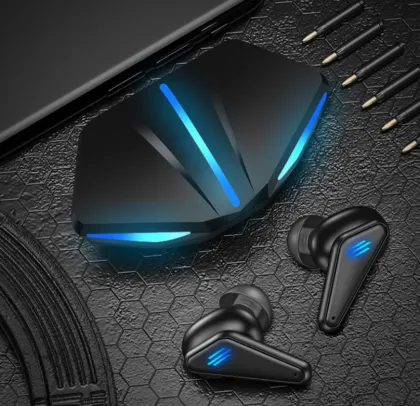 K55 TWS Gaming Headsets: Low Latency Wireless Earbuds with Bass Stereo Sound