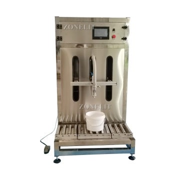 Semi-Auto Liquid Detergent Weighing and Filling Machine for Soap and Shampoo Bottles