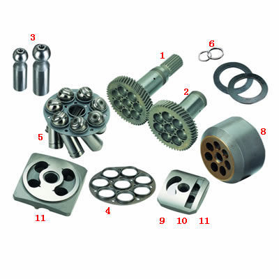 Small Volume Cylinder Block Rexroth A6vm / A7vo / A8vo Hydraulic Pump Parts For Industry