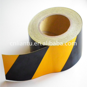 Black and yellow waterproof reflective marking tape