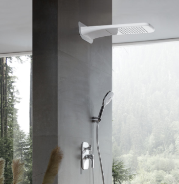Stainless steel concealed shower set household