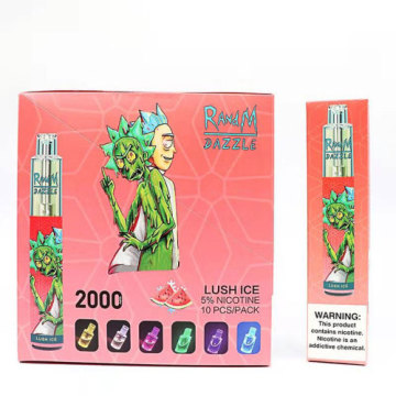 Partihandel Randm Dazzle 2000 Puffs Vape (RGB Lights)