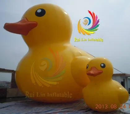 hot sealed inflatable yellow ducks, inflatable floating duck, cheap inflatable animal for sale