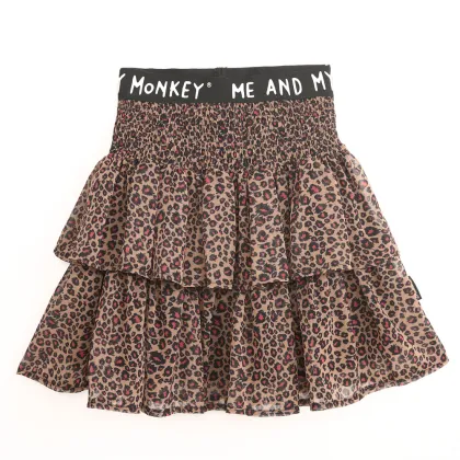 Girls high quality printed short skirt