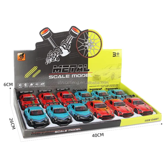 Factory-Price Diecast Toy Vehicles: Blue, Red, 3-Door Opened Sports Models with Pullback Mechanism