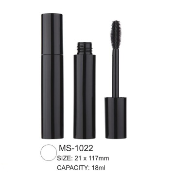 Plastic Empty Round Mascara Packaging Bottle with Brush