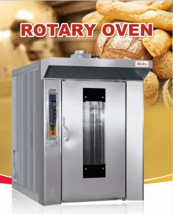 Commecial Bakery Rotary Rack Bread Baking Oven Bakery Bread Equipment