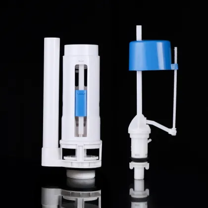 Squat Toilet Tank with Anti-Siphon Adjustable Fill and Flush Valves