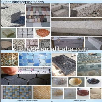 landscaping kerbstone/sink/mosaic