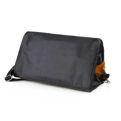 Minimalist Contrast-Colored Shoulder Belt Metal Tool Bag