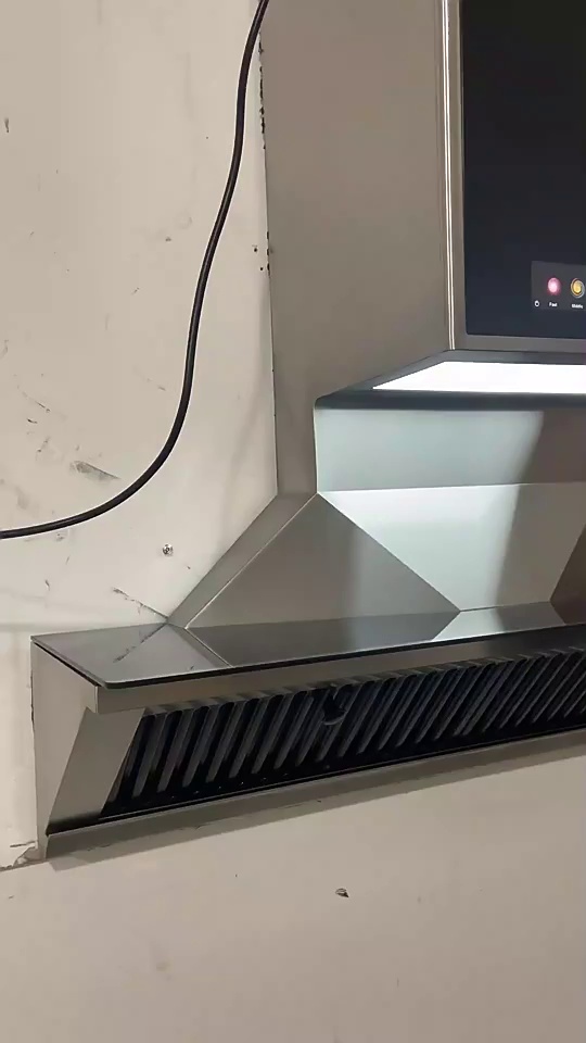 Kitchen 32m3 Cooker Hood Side Suction Variable Frequency Range Hood High Suction Cooktop Food Heating Function Home
