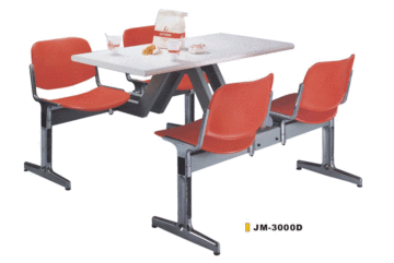 Simple Durable Dining Table and Chairs (JM-3000D)