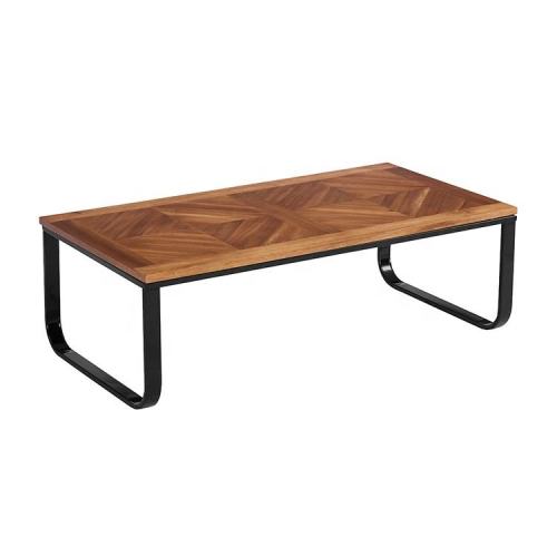 Living Room table MDF with metal legs