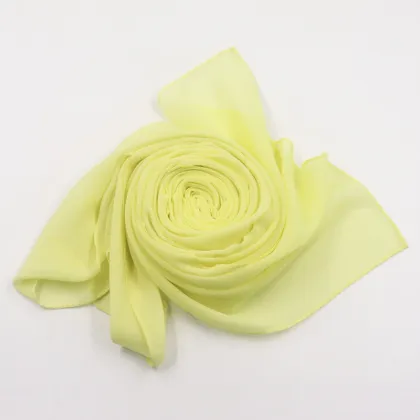 Wholesale Pure Color Long Silk Chiffon Scarf Shawl