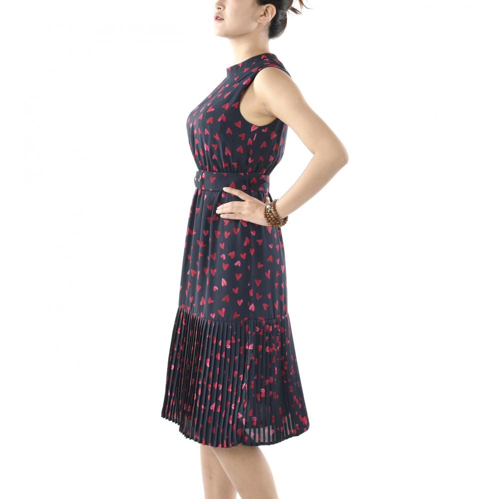 Pleating Slim Dress