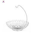 Creative Hanging Stainless Steel Metal Wire Fruit Basket