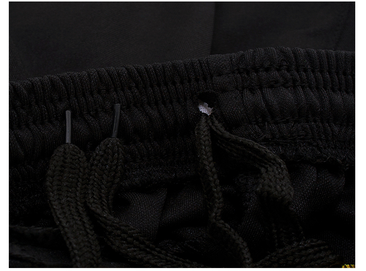 Custom Cheap Zipper Pocket Polyester Soccer Long Pants