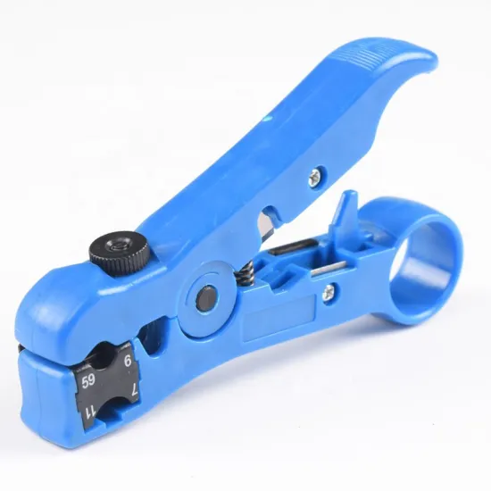 Hot Selling Blue Coaxial Cable Tools: Multi-Functional Wire Cutter and Stripper