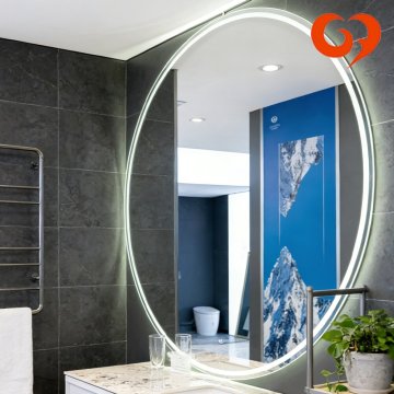Waterproof LED Mirror with Frameless Style