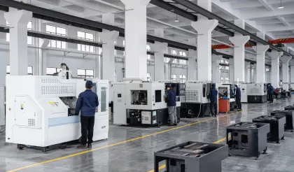 FANUC SYSTEM 2-spindle 2-gang CNC lathe