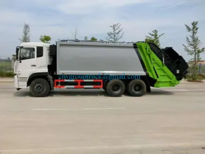 Dongfeng rear double axles compacted truck