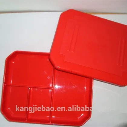 KJB-G04 PLASTIC BENTO LUNCH BOX WITH COMPARTMENTS, BENTO LUNCH BOX, PP LUNCH BOX REUSABLE