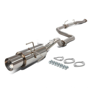 Honda Civic EH2/EH3 3 Door Hatchback Stainless Catback Exhaust Muffler 4.5 Inch Tip