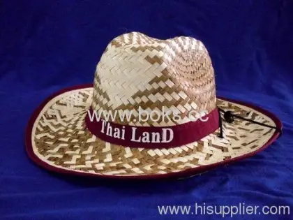 Cowboy Straw Party Hats 