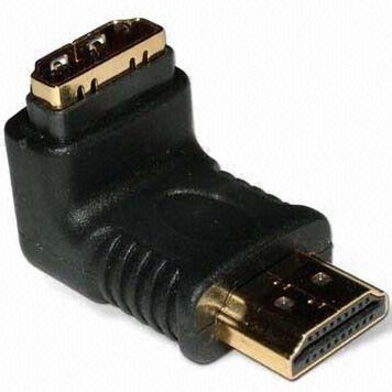 Right Angle HDMI Adaptor Male to Female