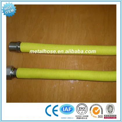 Retractable natural gas hose with connection/joint,gas pipe fittings