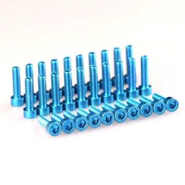 M3 Anodized Any Color Hex Aluminum Screws
