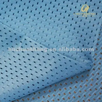 Light Bule 100% Polyester 11x1 Mesh Car Interior Upholstery Fabric