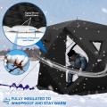 Pop-up Tenda per riparo per la pesca a ghiaccio di 3-4 persone