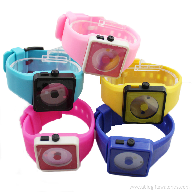 Children Silicone Jelly Sports Quartz Wrist Watch