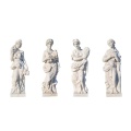 Italian Artisan's Four Seasons Marble Statue Collection