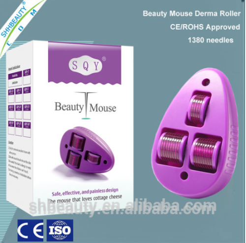 1.5mm derma roller/ beauty house derma roller/ facial beauty derma roller